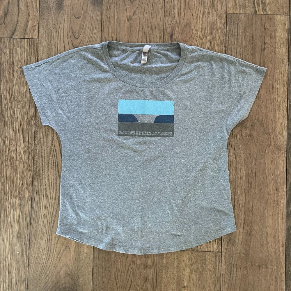 EUC! San Diego Bird's Surf Shed gray shirt - sz. L - Picture 3 of 5